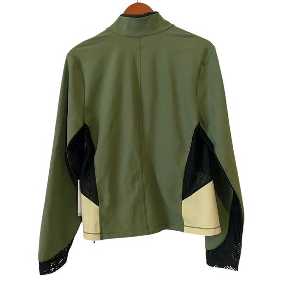 NWT Johnny Was Calme Endurance Mesh Full Zip Jacket XL Green Athletic Activewear - Picture 6 of 16